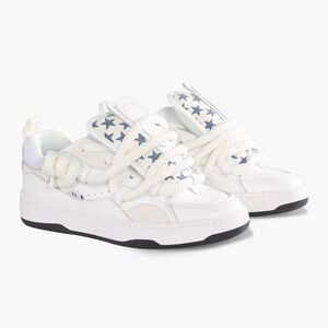 Ollieskate Assault White Low Top Double Tongue Skate Shoes Mens 9.5 Womens 11